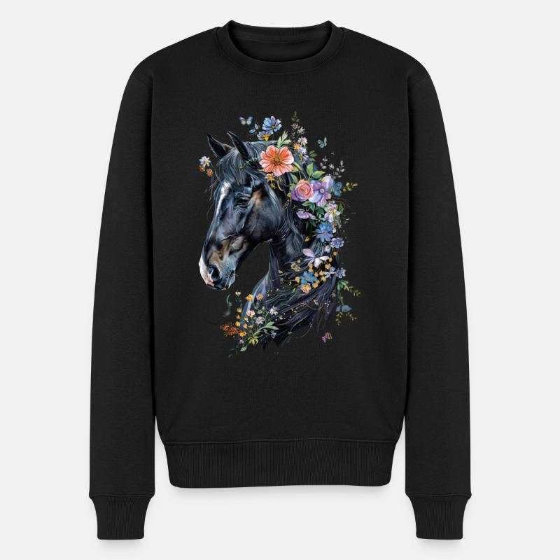 Frison - Pull Premium bio Homme - noir