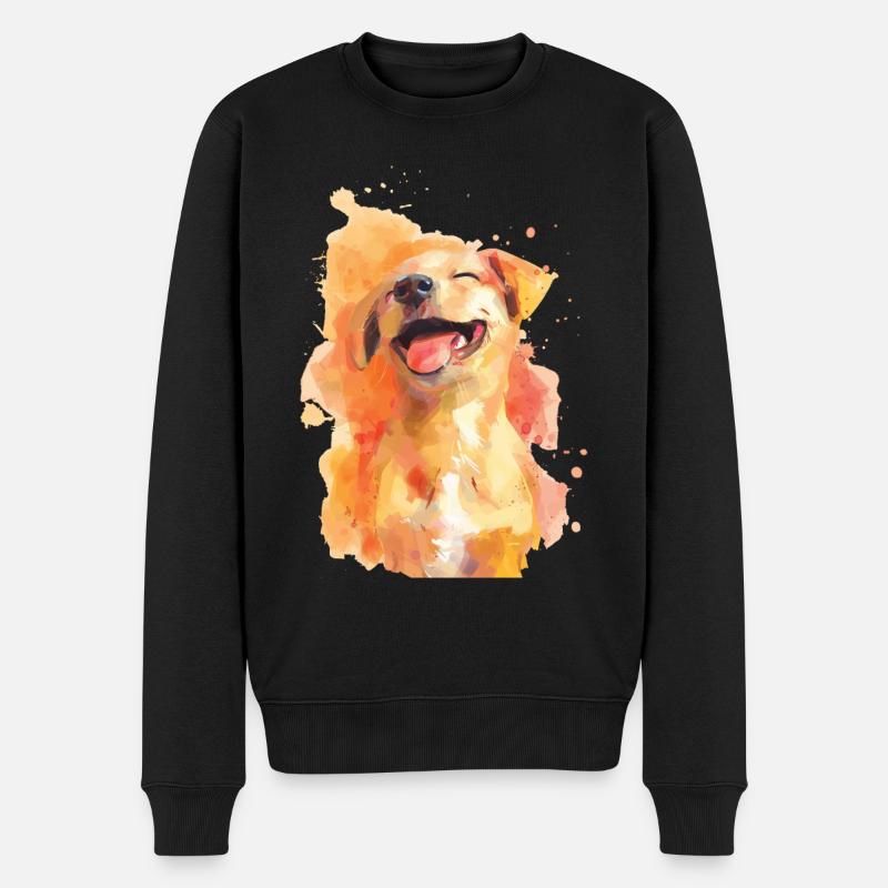 Chien - Pull Premium bio Homme - noir