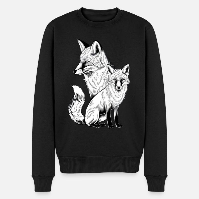 Renard - Pull Premium bio Homme - noir