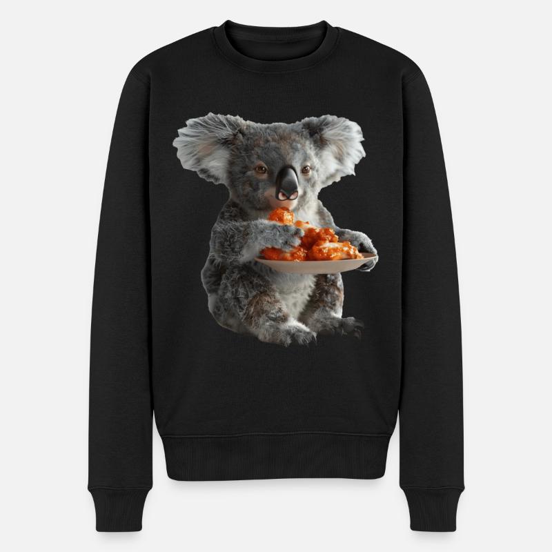 Koala - Pull Premium bio Homme - noir