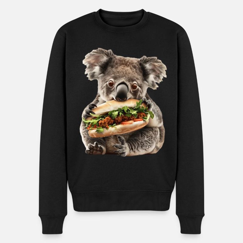 Koala - Pull Premium bio Homme - noir