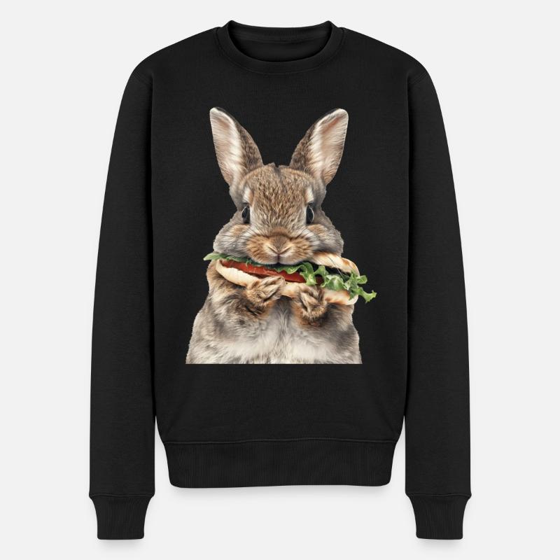 Lapin - Pull Premium bio Homme - noir