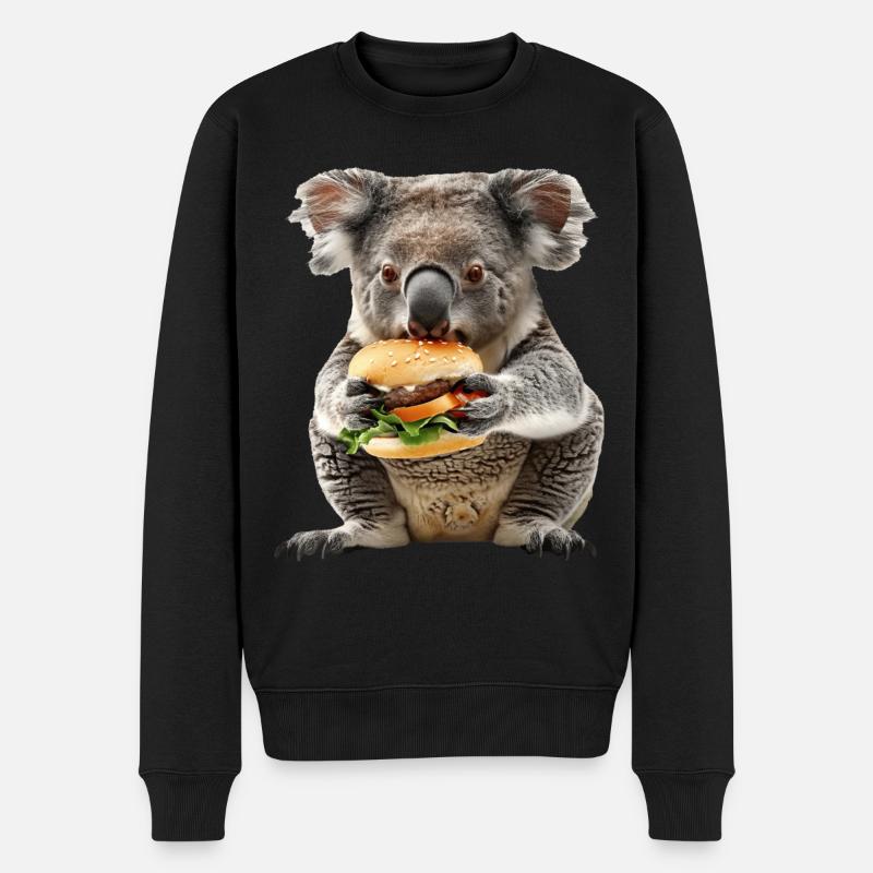 Koala - Pull Premium bio Homme - noir