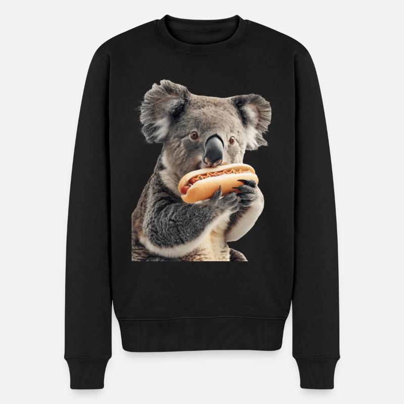 Koala - Pull Premium bio Homme - noir