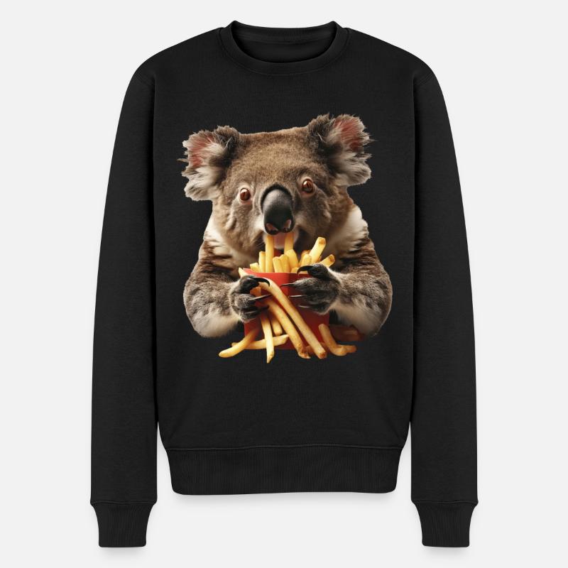 Koala - Pull Premium bio Homme - noir