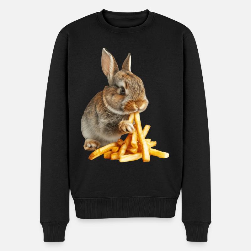 Lapin - Pull Premium bio Homme - noir