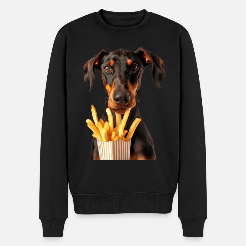 Doberman - Pull Premium bio Homme - noir