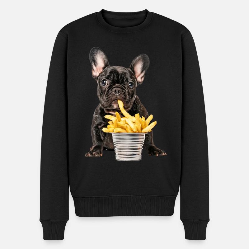 Bouledogue français - Pull Premium bio Homme - noir