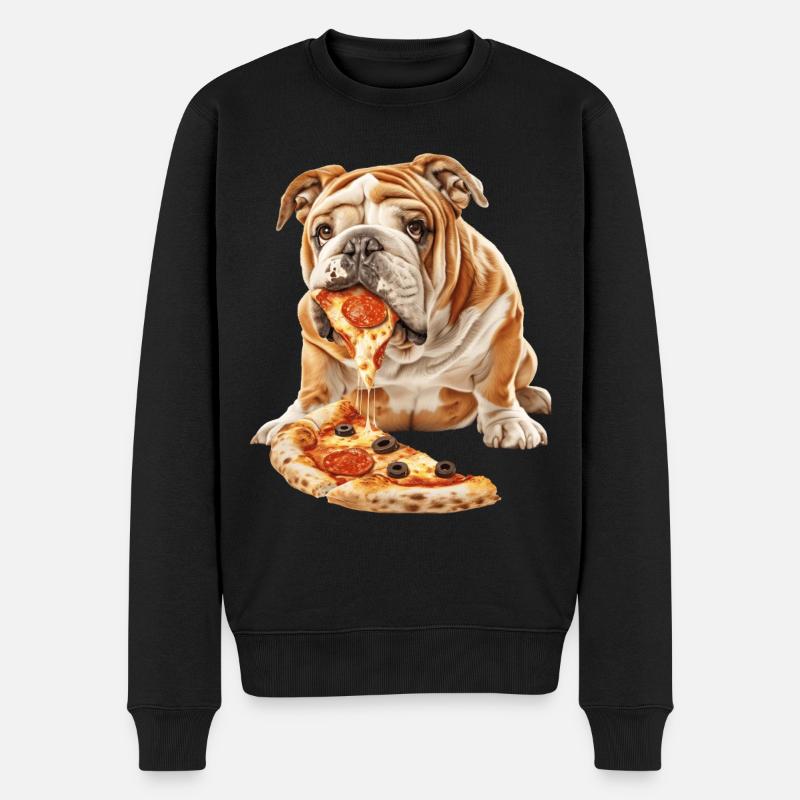 Bouledogue - Pull Premium bio Homme - noir