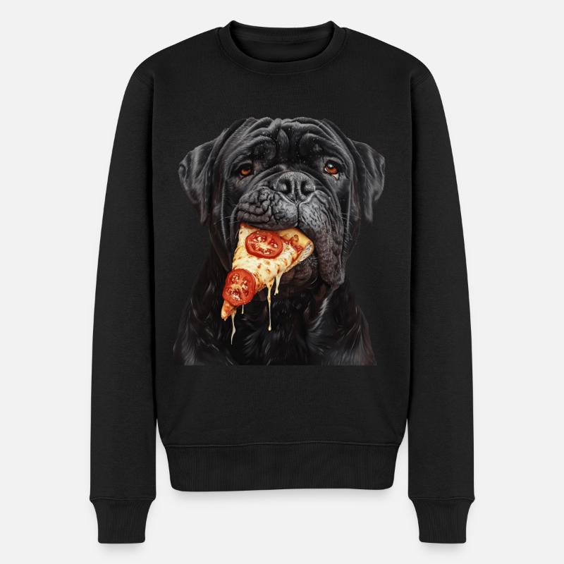 Cane Corso - Männer Premium Bio Pullover - Schwarz