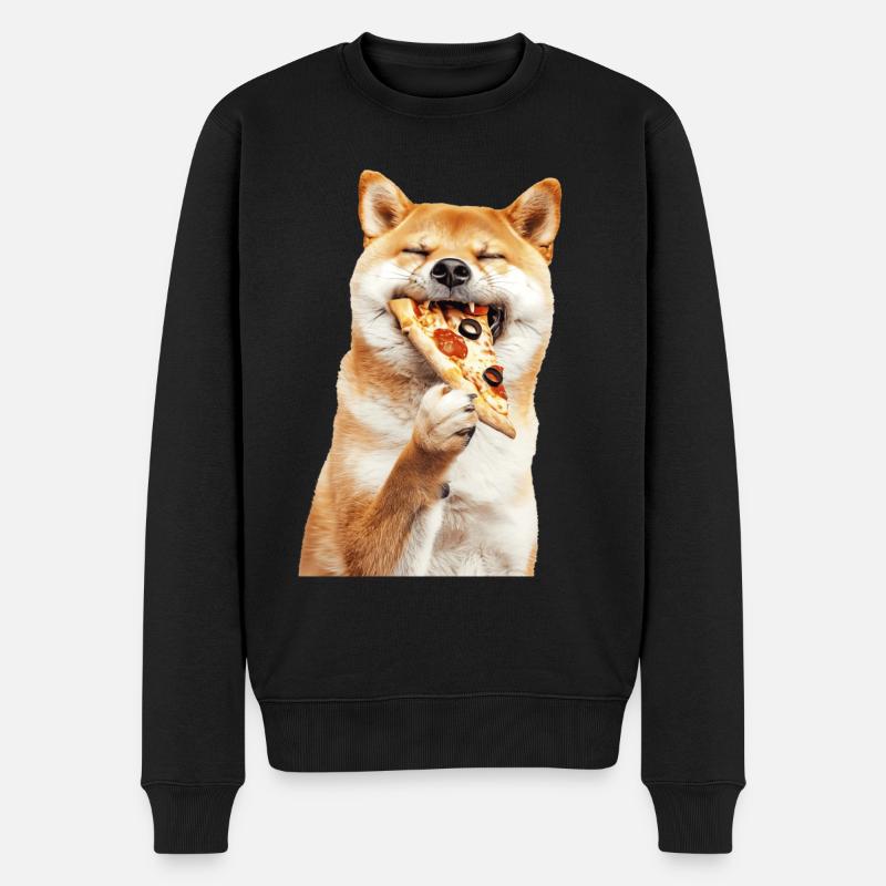 Shiba Inu - Pull Premium bio Homme - noir