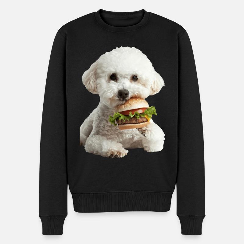 Bichon Frisé - Männer Premium Bio Pullover - Schwarz
