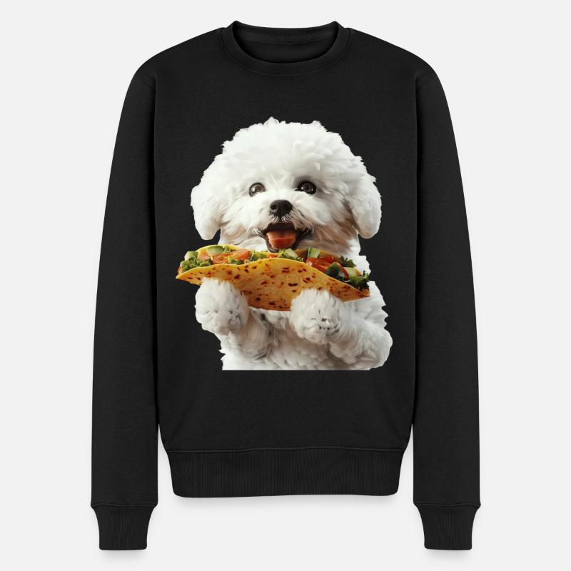 Bichon frisé - Pull Premium bio Homme - noir