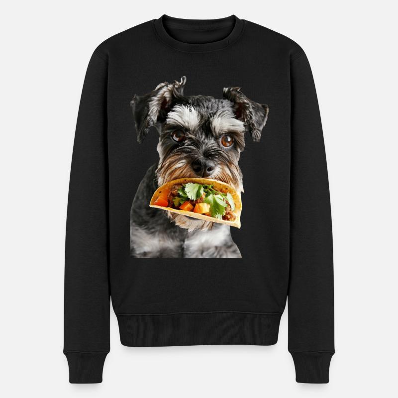 Schnauzer nain - Pull Premium bio Homme - noir