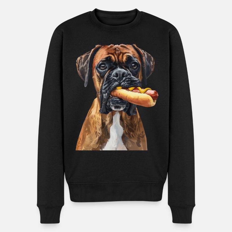 Boxeur - Pull Premium bio Homme - noir