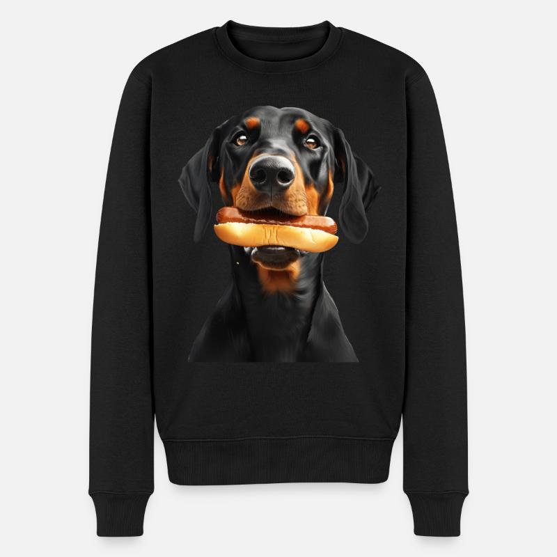 Doberman - Pull Premium bio Homme - noir