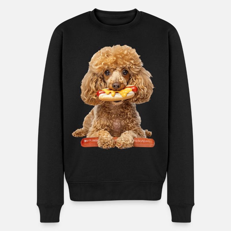 Caniche - Pull Premium bio Homme - noir