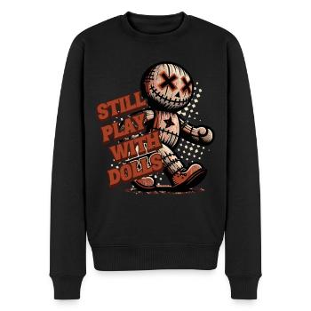 Poupée vaudou Creepy Party Design effrayant - Pull Premium bio Homme - noir - Devant - Nico (187cm)