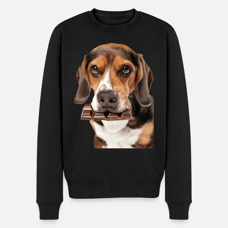 Beagle - Pull Premium bio Homme - noir