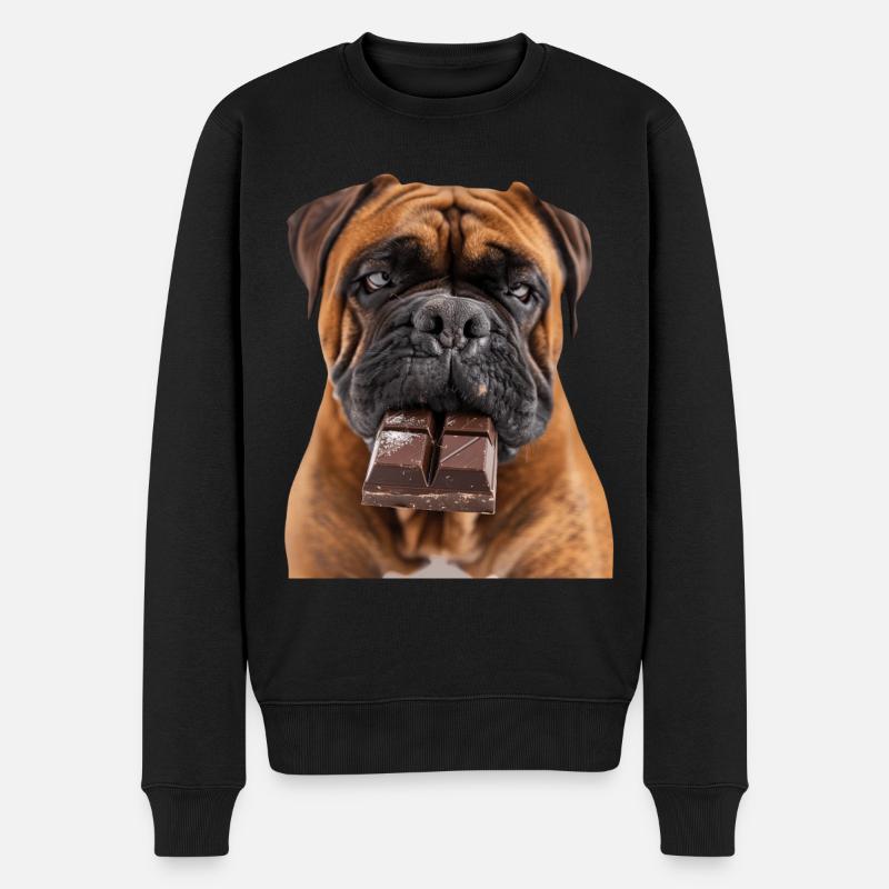 Bullmastiff - Männer Premium Bio Pullover - Schwarz
