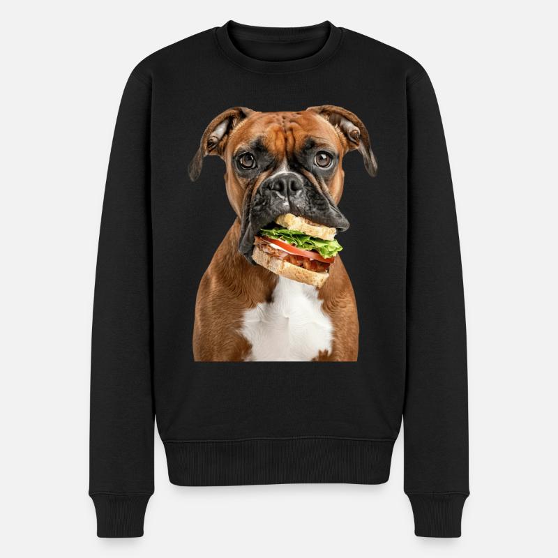 Boxeur - Pull Premium bio Homme - noir