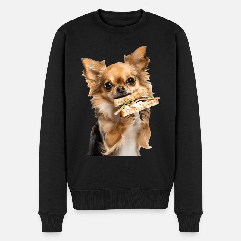 Chihuahua - Pull Premium bio Homme - noir