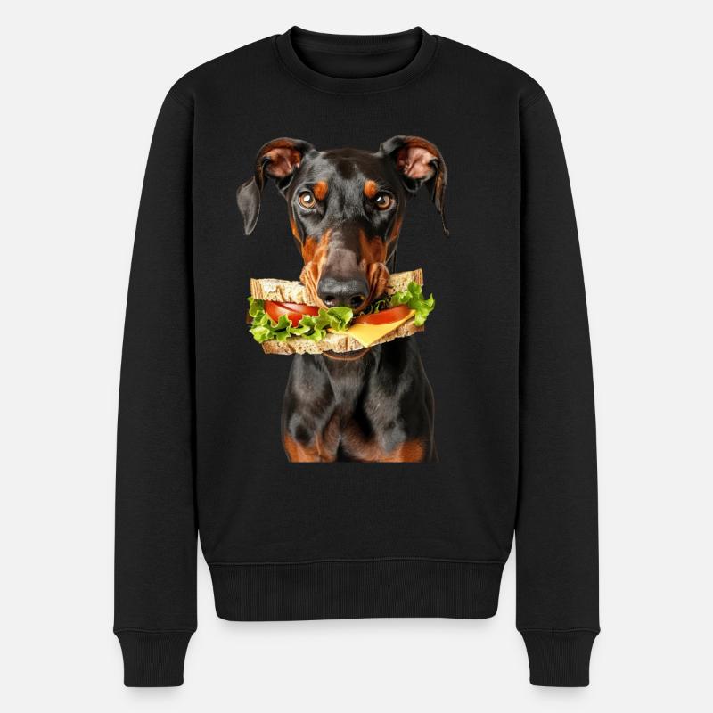 Doberman - Pull Premium bio Homme - noir