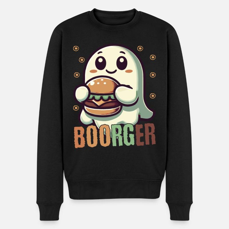 Ghost Boorger Hamburg Fun - Pull Premium bio Homme - noir