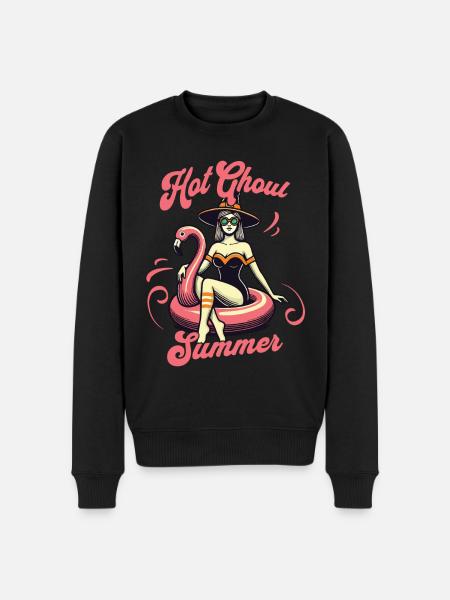 Hot Ghoul Summer Fun Witch - Men's Premium Organic Jumper - black
