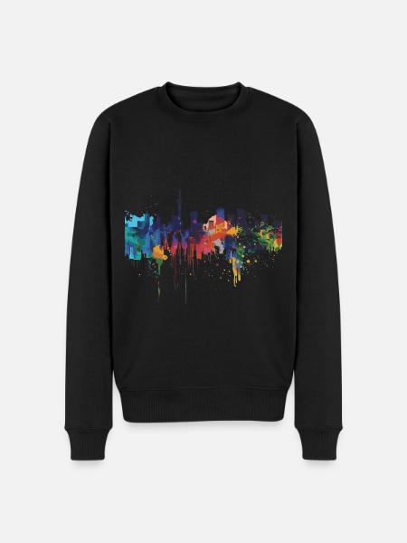 Kumamoto - Männer Premium Bio Pullover - Schwarz