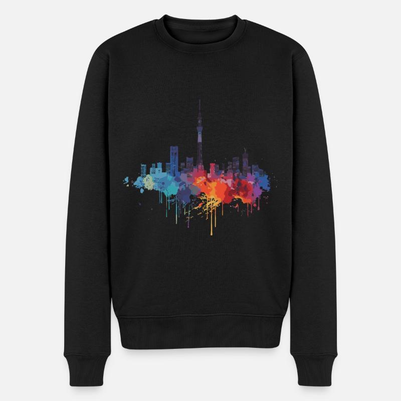 Saga - Pull Premium bio Homme - noir