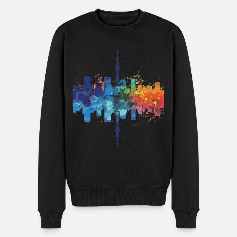 Sakai - Pull Premium bio Homme - noir