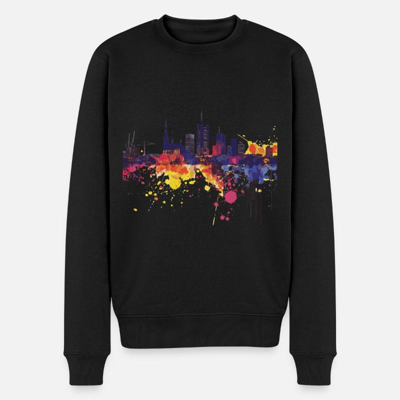 Utrecht - Pull Premium bio Homme - noir