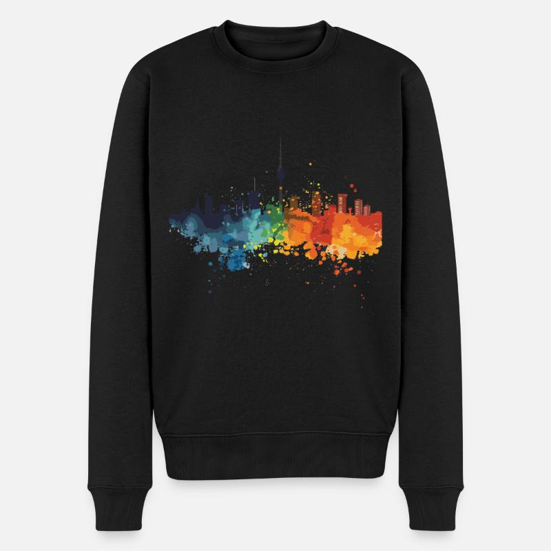 Venlo - Männer Premium Bio Pullover - Schwarz