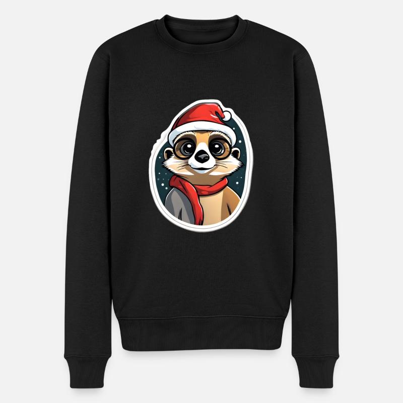 Suricate Noël - Pull Premium bio Homme - noir
