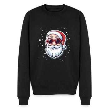 Weihnachtsmann - Männer Premium Bio Pullover - Schwarz - Vorne - Nico (187cm)