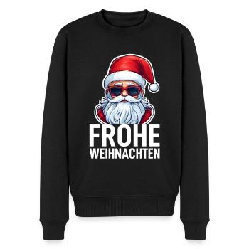 Weihnachtsmann - Männer Premium Bio Pullover - Schwarz - Vorne - Nico (187cm)