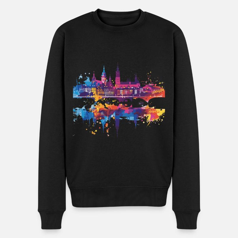 Beuthen - Männer Premium Bio Pullover - Schwarz