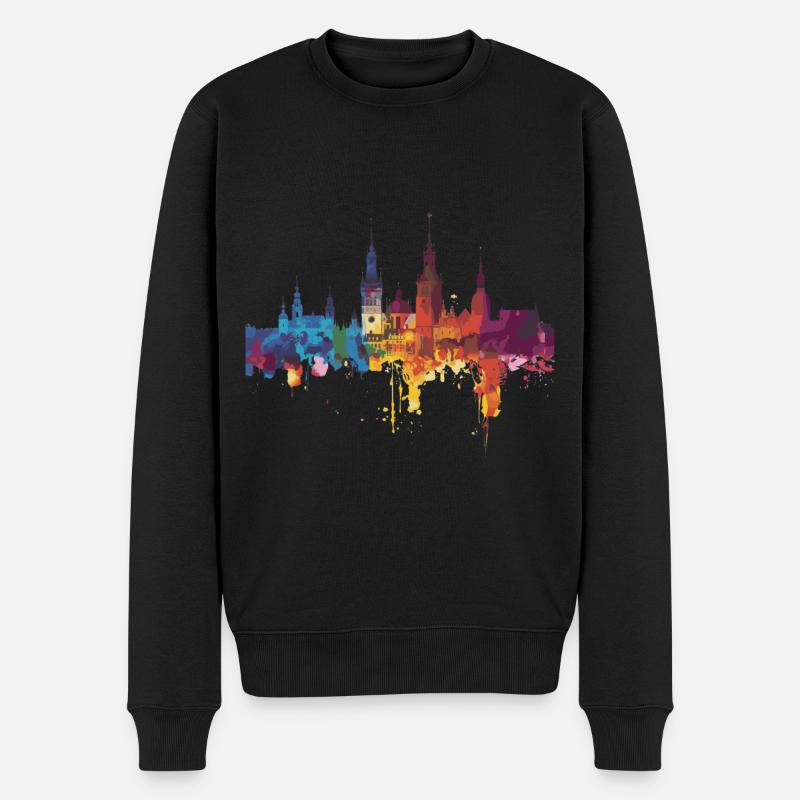 Gleiwitz - Männer Premium Bio Pullover - Schwarz