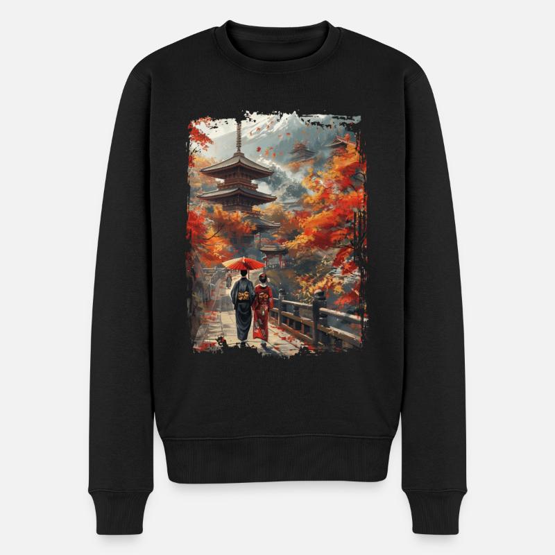 Japon - Pull Premium bio Homme - noir