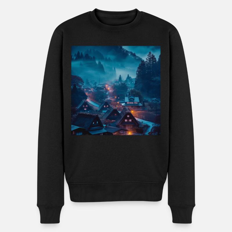 Japon - Pull Premium bio Homme - noir