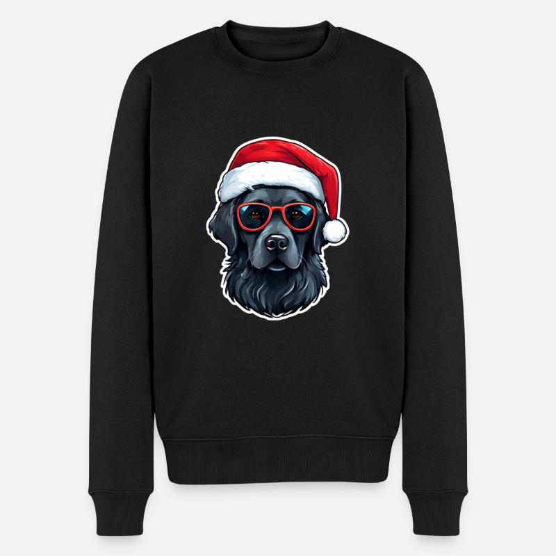 CHIEN - Pull Premium bio Homme - noir