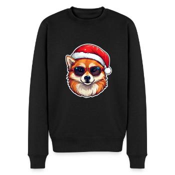 Noël Schibainu - Pull Premium bio Homme - noir - Devant - Nico (187cm)