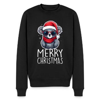 Père Noël Koala - Pull Premium bio Homme - noir - Devant - Nico (187cm)