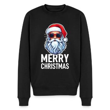 Weihnachtsmann - Männer Premium Bio Pullover - Schwarz - Vorne - Nico (187cm)