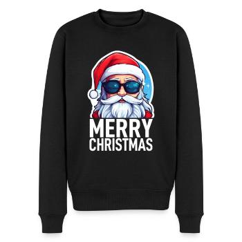 Weihnachtsmann - Männer Premium Bio Pullover - Schwarz - Vorne - Nico (187cm)
