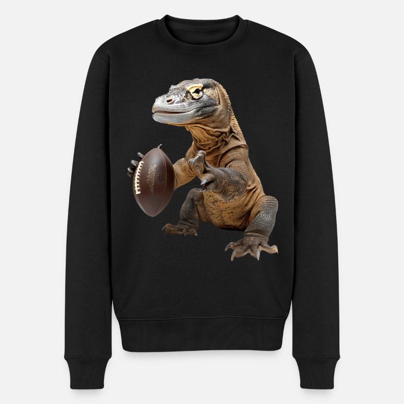 Komodo Dragon Football - Pull Premium bio Homme - noir