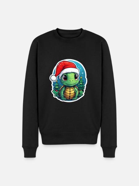 Turtle - Men's Premium Organic Jumper - black