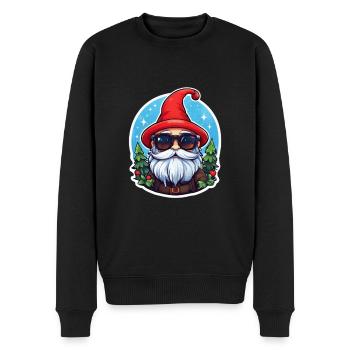 Gnome Elfe Noël - Pull Premium bio Homme - noir - Devant - Nico (187cm)