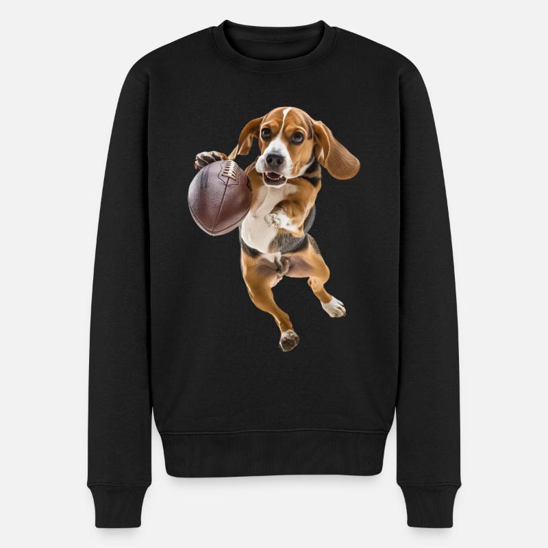 Beagle - Pull Premium bio Homme - noir